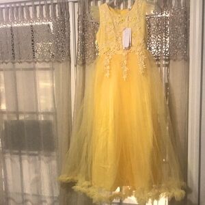 🐞Ibtom Castle Lace Flower Girl Gown